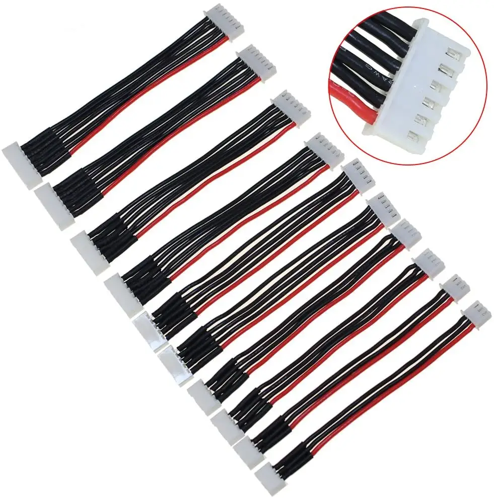 Extension Plug for 4 cell 5Pins XH Type RC Lipo Battery Balance Cable Extension Lead JST-XH 4S Connector for Lipo Battery