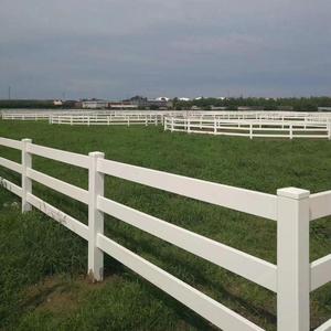 Recinzione per Cavalli in PVC Vergine al 100% Anti-Escape, Recinzione a 3 Traverse in PVC per la Privacy, Recinzione per Cavalli - Product Image 6