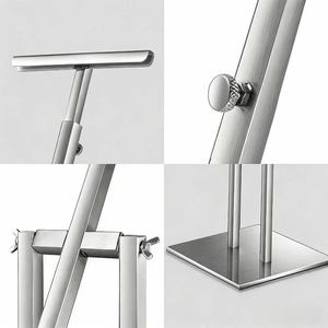 Carteleras de Acero Inoxidable, Letreros de Exhibición, Señales Direccionales, Señales Verticales, Soportes para Pósteres - Product Image 3