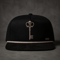 Casquette de baseball personnalisée avec broderie Old English, 5 panneaux, visière incurvée, style Dad Hat, streetwear urbain West Coast, vente en gros, faible MOQ