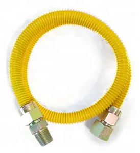 Usine en gros approuvé CSA appareils à gaz connecteur Flexible gaz connexion tuyau en acier inoxydable tuyau flexible connecteur de gaz