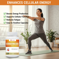 Complément Alimentaire Végétalien COQ10 Marque Blanche OEM – Stimule la Production d'Énergie, Réduit la Fatigue – 120 Capsules Végétaliennes
