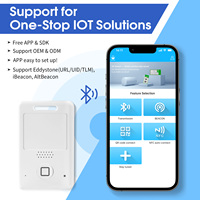 Carte de balise NFC Bluetooth 5.1 DX-SMART, suivi des employés et des étudiants, balise d'identification BLE avec bouton de panique