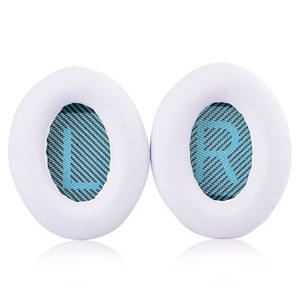 Coussinets d'oreille en cuir de haute qualité pour remplacement de protéines pour <span class=keywords><strong>Bose</strong></span> QuietComfort 15 QC15 QC25 QC 35 QC 2 AE2 - Product Image 2