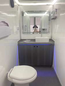 Remorques de luxe <span class=keywords><strong>en</strong></span> acier autonomes pour toilettes climatisées Remorque de toilette <span class=keywords><strong>mobile</strong></span> portable <span class=keywords><strong>en</strong></span> vente - Product Image 6