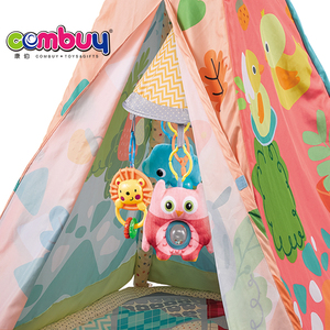 4 de una sola puerta tipi almohada de algodón de bebé niños juguete <span class=keywords><strong>casa</strong></span> de campaña - Product Image 5