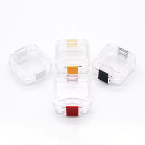 Boîte de livraison de laboratoire dentaire Petite boîte à membrane pour prothèse dentaire Boîte de placage dentaire portable avec film translucide - Product Image 4