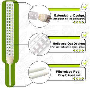 En gros Pas Cher Jardin <span class=keywords><strong>D</strong></span>'<span class=keywords><strong>intérieur</strong></span> Piquets De Croissance Escalade En Plastique Plante Mousse Poteau <span class=keywords><strong>Support</strong></span> <span class=keywords><strong>Pour</strong></span> <span class=keywords><strong>Plantes</strong></span> - Product Image 3