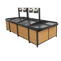 Custom Design Houten Supermarkt Planken Fruit Stand Winkel Plank Fruit Rack Display Plank Standaard Voor Groenten