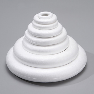 Styrofoam <b>Ring</b> Wedding Garland <b>Circle</b> Donut DIY Handmade Material - Product Image 2