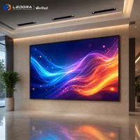 Écran vidéo OLED intérieur LEDORA 3840Hz P1.25 12 bits couleur 98% Adobe RGB HDR10 450 nits CMS FOTA pour exposition commerciale