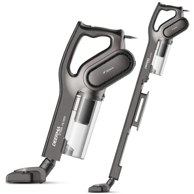 DX700S Portable Handheld Vacuum Smart Device Floor Care Grey Color Vertical Wired Lightweight for Smart Home Use