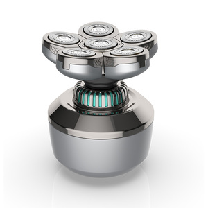 शरीर के चेहरे घरेलू घरेलू आरवी यात्रा जलरोधी के लिए पेशेवर दाढ़ी ट्रिमर मल्टी-हेड इलेक्ट्रिक रिचार्जेबल कॉर्डलेस शेवर - Product Image 4