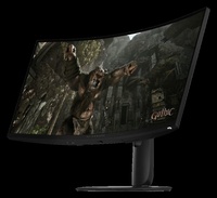 Moniteur de jeu DELL AW3426DWM 34 pouces WQHD avec écran incurvé 240Hz 1ms HDR400, taux de rafraîchissement élevé, écran incurvé noir