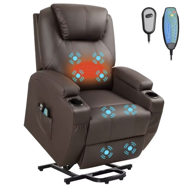 Brown elderly chair