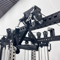 Machine d'entraînement multifonctionnelle commerciale en acier inoxydable pour musculation, rack de force, crossover par câble, entraînement du dos, capacité 80 kg