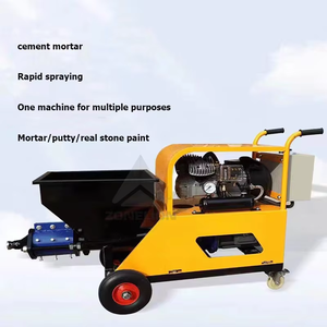 Máquina de pulverización de mortero de cemento 5 M/H Máquina de hormigón Bomba Para pulverización de mortero de hormigón - Product Image 3