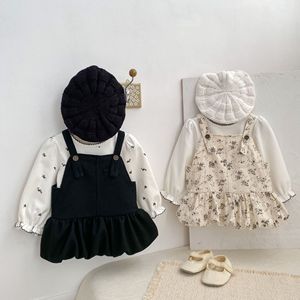 Zomer Infant Sling Romper Peuter Meisjes Bloemenprint Rompertje Katoen Babykleding - Product Image 2