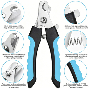 Luxury Eco-Friendly <b>Dog</b> Pet Nail Clipper Cutter <b>Scissors</b> Set Plastic Grooming Clippers for <b>Dogs</b> & Cats - Product Image 3