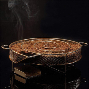 Amplebbq Générateur de fumée à froid en acier inoxydable 304 résistant à la chaleur, robuste, pour barbecue au charbon de bois, <span class=keywords><strong>fumage</strong></span> de viande et copeaux de bois facile - Product Image 3