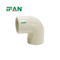 Raccords en PVC et CPVC IFAN pour injection, connecteurs de plomberie en plastique, coudes, tés, manchons, raccords PVC pour système d'alimentation en eau