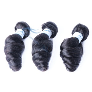Guarantee Hair Real Human Brazilian Hair Loose Wave Good Quality Natural Color Hair Bundle with Very <b>Cheap</b> Price for Wholesale - Product Image 2