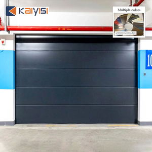 Portes <span class=keywords><strong>de</strong></span> <span class=keywords><strong>garage</strong></span> américaines en acier à panneaux plats 8*7 16*7 au design moderne, isolées pour villas - Product Image 4