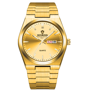 BINBOND B102 102 mode hommes montre à Quartz mâle horloge Reloj étanche Date semaine lumineux montre-bracelet en <span class=keywords><strong>acier</strong></span> inoxydable montre pour hommes - Product Image 2