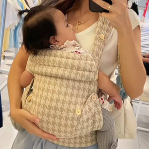 Porte-bébé personnalisé certifié CPC, sling et écharpe ergonomiques pliables, sac à bandoulière avec capacité de charge de 20 kg pour les bébés de 0 à 3 ans - Product Image 2