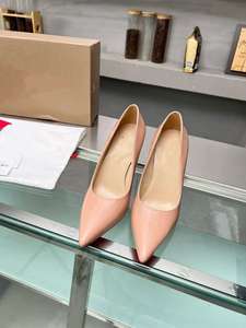 <span class=keywords><strong>Chaussures</strong></span> élégantes et sexy pour femme, nouveau style 2026, à bout pointu, talon aiguille, à enfiler, en cuir verni nude, décolletées, semelle extérieure en caoutchouc - Product Image 3