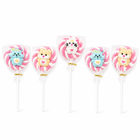 Sucettes Guimauves en Gros Personnalisées Colorées en Spirale Formes Animaux Dessins Animés Halal Sucreries Douces Fruitées Vente Directe Usine