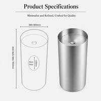 Lavabo sur pied compact en acier inoxydable brossé SUS304 moderne avec égouttoir pour projets hôteliers, scolaires, hospitaliers et de villas