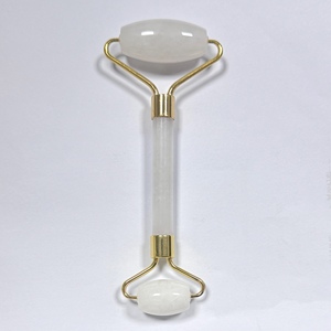 Factory Sale Guasha Facial Tool <b>Jade</b> Beauty Massager Natural <b>Jade</b> <b>Roller</b> Gua Sha White <b>Jade</b> Gua Sha Se - Product Image 5