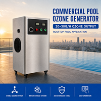 Industriële ozoninstallatie van 20g, 30g en 50g voor grootschalige ontziltingsinstallaties en desinfectie van drinkwater, met SUS304 frame.