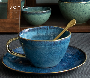 Tazza <span class=keywords><strong>da</strong></span> Tè in Ceramica Ecologica dal Design Classico e Lussuoso per Set di Caffè e Tè - Product Image 3