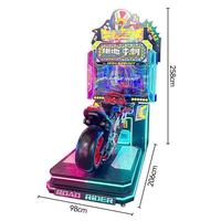 Vente chaude japonais émulateur Arcade Racing Game Machine 42 pouces haute définition LCD moto monnayeur sans fil