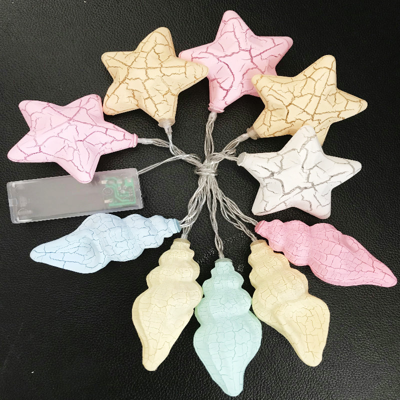 Цвета звезда светодиодный свет шнура батарея питание светодиодные декоративные лампы