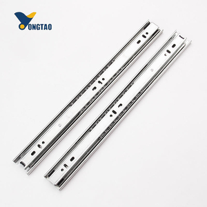 <span class=keywords><strong>Riel</strong></span> Telescópico de 45 mm Yongtao, <span class=keywords><strong>Riel</strong></span> de 3 Pliegues, Sistema de Apertura por Presión, Rodamiento de Bolas, Cierre Suave para Cajones de Cocina - Product Image 4