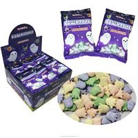 30g Zure Fruitige Glucose Tablet Ketting Geperste Snoepjes Meerkleurig in Zakverpakking