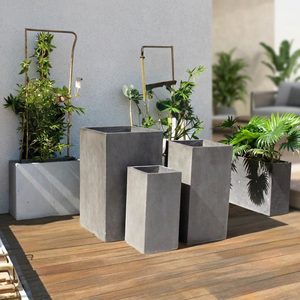 Durable Fiber Concrete Garden Pottery Outdoor Home Landscaping Solutions - Bulk Supply - Product Image 1