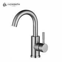 Robinet de lavabo monotrou pour eau chaude et froide pour salle de bain