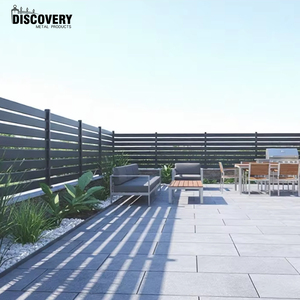 Pannelli per Recinzione da Giardino in Alluminio Nero Resistente per la Sicurezza e la <span class=keywords><strong>Privacy</strong></span> - Product Image 4