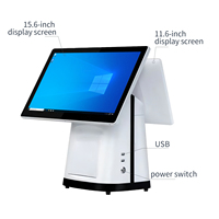 Sistema POS Táctil de 15 Pulgadas, Fabricado en China, Compatible con Intel I5/i7, Windows 10, Terminal de Caja Registradora Fuera de Línea