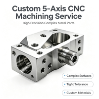 Composants de précision usinés sur commande CNC 5 axes - Pièces en aluminium/laiton/acier inoxydable pour l'automobile/l'aérospatiale/le médical/la maison intelligente