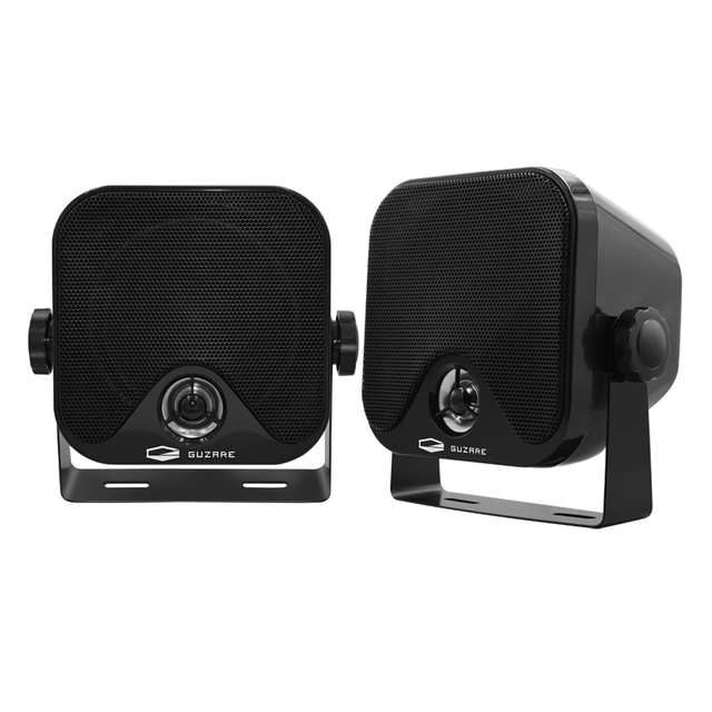 Marine Speakers Waterproof 100W 4"Black Box Outdoor Heavy Duty Speakers Surface Mounted For ATV UTV Golf Cart Tractor Truck Jeep