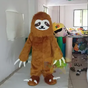Funtoys nuevo animal salvaje realista felpa brazos largos perezoso juguete mascota disfraz Navidad Halloween para adultos