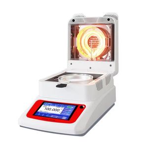 Veidt Wiegen 120g 0,001g Infrarot-Analysator Halogenlampe 1mg Feuchtigkeit analysator HBM Wägezellen-Feuchtigkeit bilanz mit <span class=keywords><strong>Test</strong></span> gewicht - Product Image 2