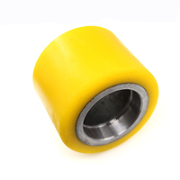 Roue en PU pour chariot de transport lourd 343*114, qualité OEM supérieure, vente en gros directe fournisseur