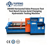Banco de Pruebas de Presión para Válvulas Horizontales DN400, Máquina de Prueba Hidrostática con Fijación Axial por Tornillo