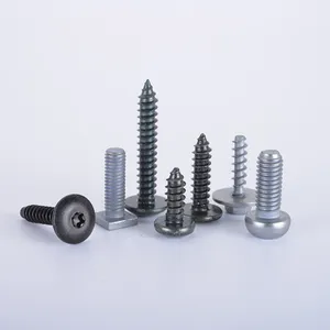 factory customized screws hardware titanium aluminum screw brass black custom non-standard stainless steel machine screw